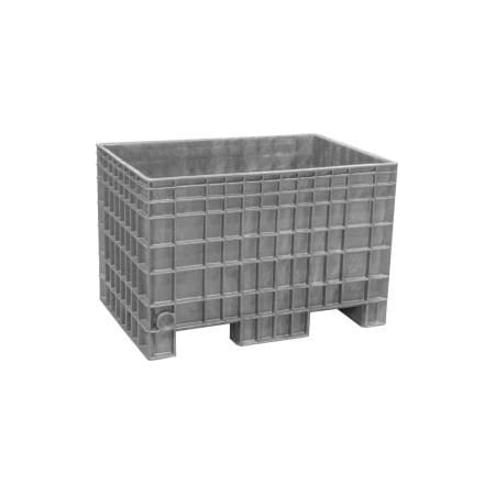 Akro-Mils Buckhorn BF4229280051000 - 42x29x28 Agricultural Bulk Container-FDA Compliant Light Gray BF4229280051000